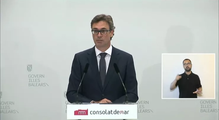 Toni Costa, portavoz del Govern Balear