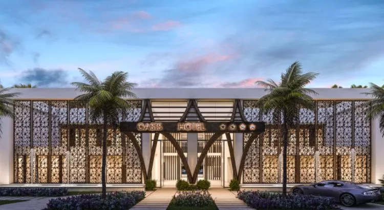 Entrada del Eurostars Oasis Marbella (Málaga) | Foto: Grupo Hotusa