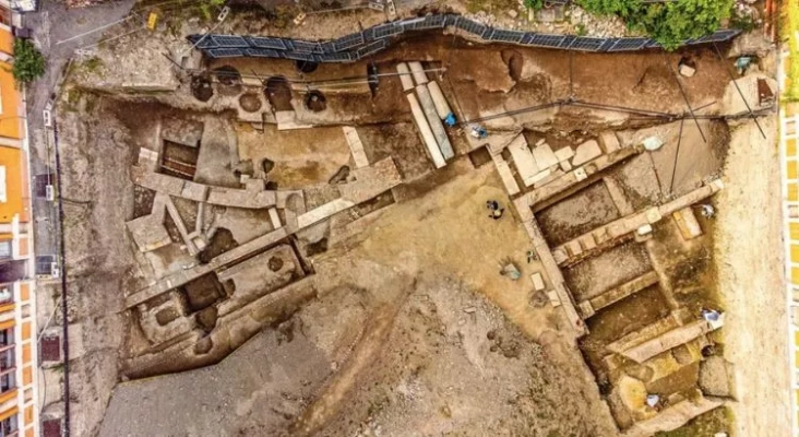 Ruinas del teatro de Nerón descubiertas en el patio del Palacio de la Rovere (Roma) | Foto: Soprintendenza Speciale di Roma