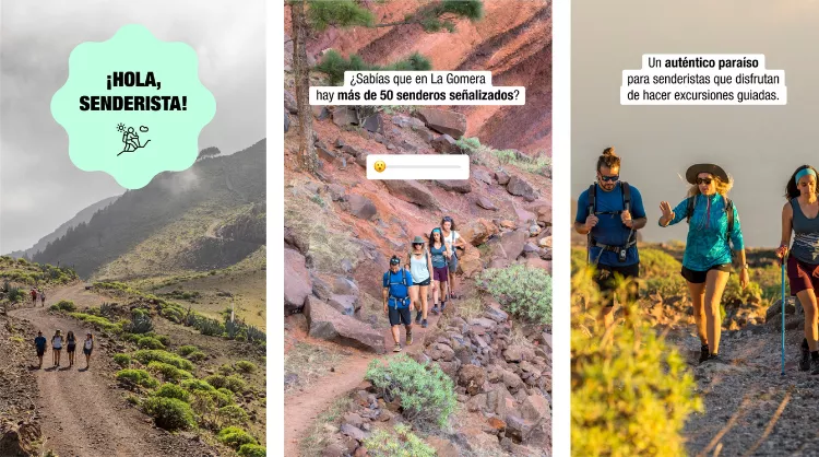Stories de Instagram promocionadas por Turismo de Canarias