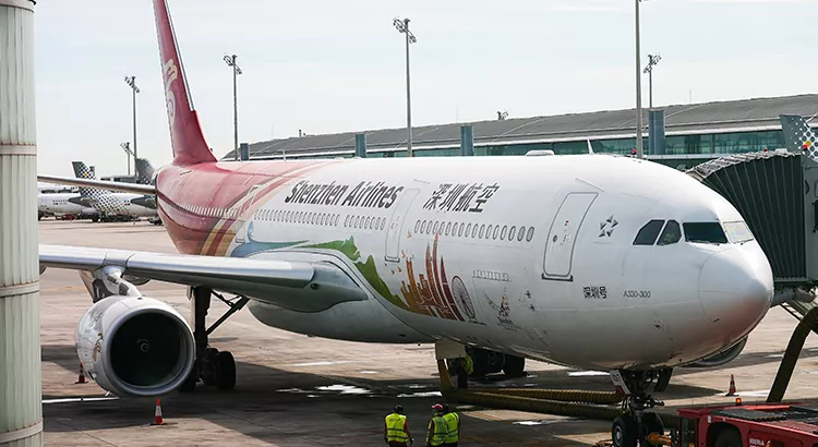 Airbus A330 de Shenzhen Airlines | Foto: Ajuntament de Barcelona