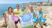 Mil cubos de juguete, la solución de Torremolinos para ahorrar agua en las duchas y lava pies de sus playas | Foto: Ayto. Torremolinos
