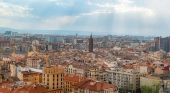 Vista aérea de la ciudad de Zaragoza