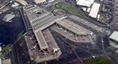 Vista aérea de la Terminal 2 del Aeropuerto Internacional de Ciudad de México (AICM) | Foto: Edgor Tovar