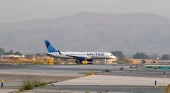 Avión de United Airlines en el Aeropuerto de Málaga Costa del Sol | Foto: Turismo de Costa del Sol