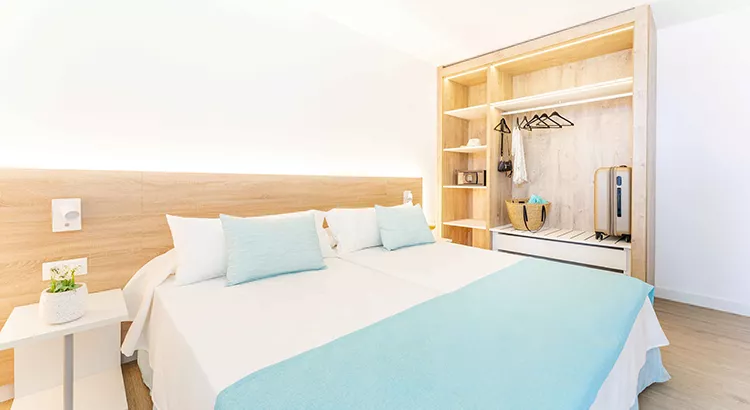 Una de las habitaciones del apartahotel Alborada | Foto: Ona Hotels