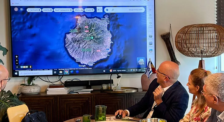 Reunión con uno de los operadores turísticos de Israel | Foto: Consejería de Turismo de Gran Canaria