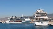 Cruceros en el puerto de Málaga