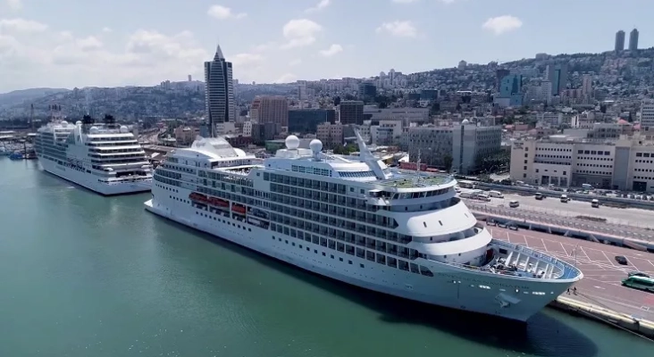 Barcos de cruceros en el Puerto de Haifa (Israel) | Foto: Haifaport