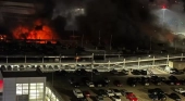 Incendio en el Aeropuerto de Londres Luton | Foto: Bomberos de Bedfordshire
