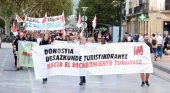 Los vecinos de San Sebastián estallan contra la “turistificación” en pleno congreso de Turespaña Foto Bizilagunekin