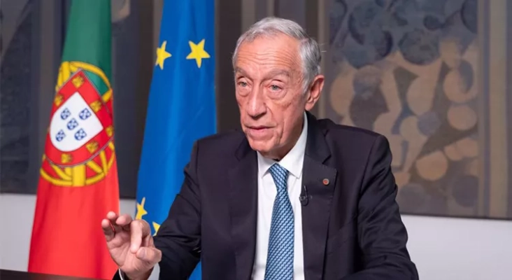 Marcelo Rebelo de Sousa, presidente de Portugal | Foto: vía Twitter (@noticiascoimbra)