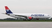 Avión de Air Serbia en una pista de aterrizaje | Foto: Dejan Milinković