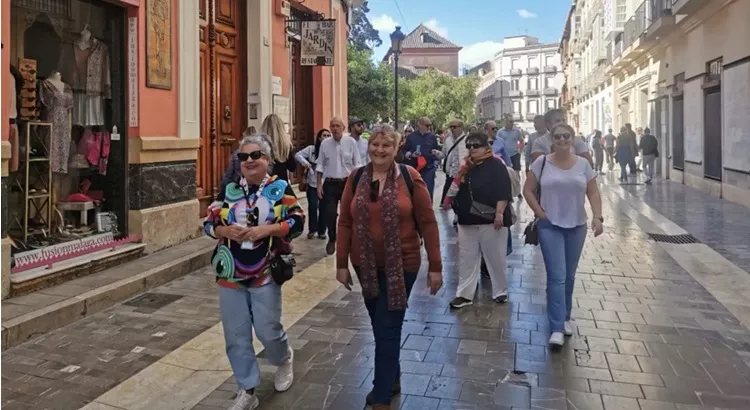 Agentes de viajes belgas durante el 'fam trip' organziado por Turismo Costa del Sol en Málaga | Foto: TCS