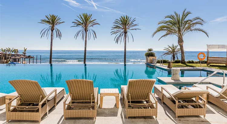 Beach club del antiguo hotel Vincci Esrtrella del Mar (Marbella, Málaga) | Foto: Vincci Hoteles