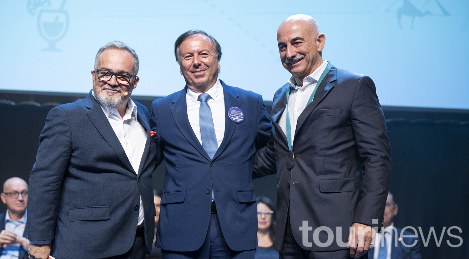 Ignacio Moll, Juan Manuel Benítez del Rosario y Eduardo Zamorano. 