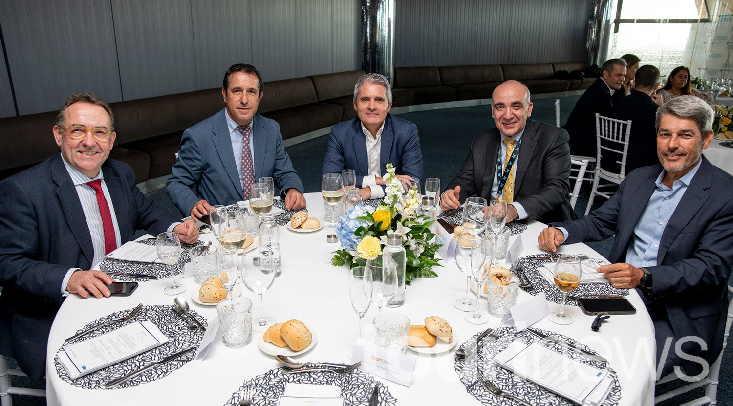 José Luis Yzuel, Javier Seguí, Fernando Arencibia, Marco Peñín y Alberto Bernabé