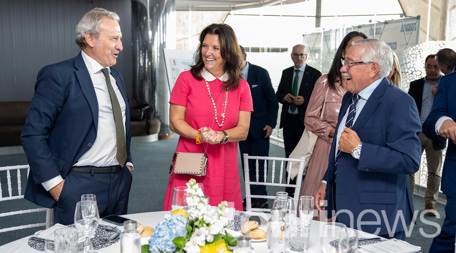 Manuel Gruñeiro, Lenka Vikova y Marcial Morales