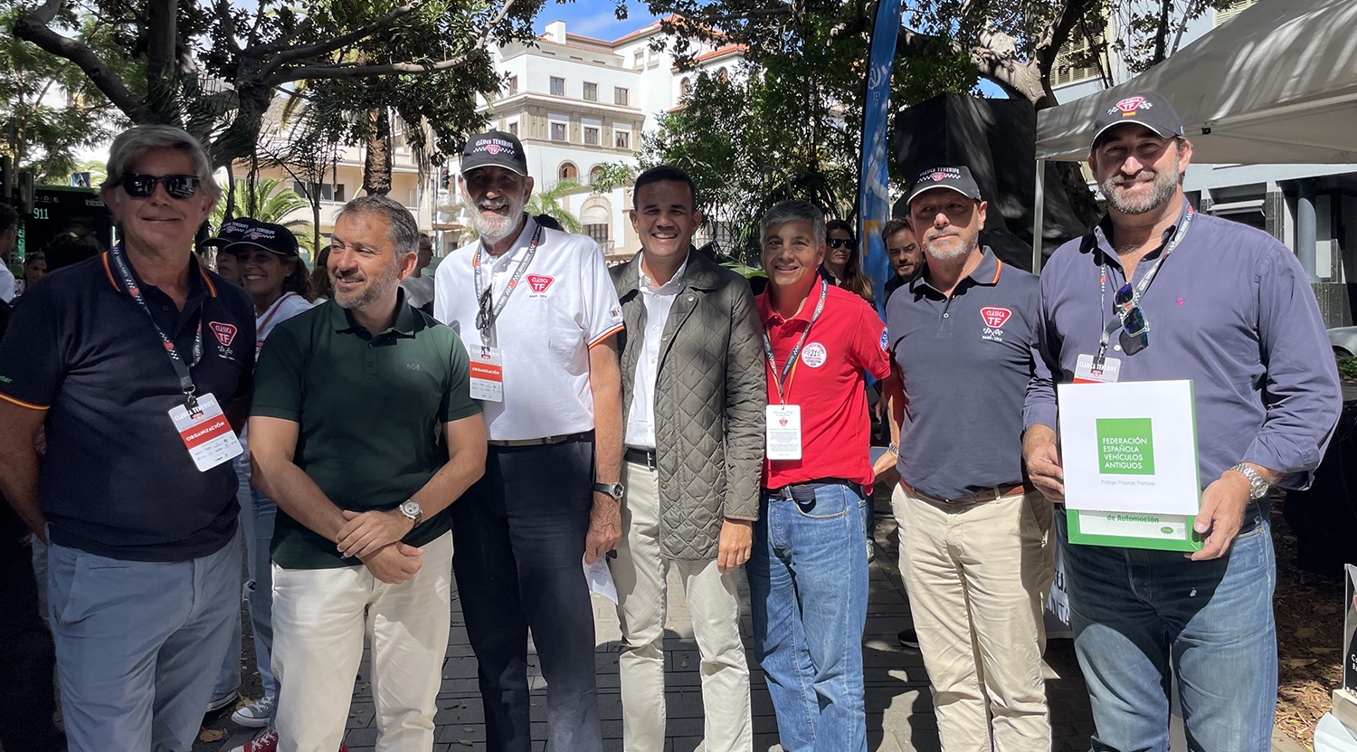 Por la izquieda: Francisco Montes de Oca, José Manuel Bermúdez, Miguel Hernández Calzadilla, Miguel Ángel García, Leopoldo Mansito, Rafael Fernández y Raúl Aranda | Foto: Tourinews©