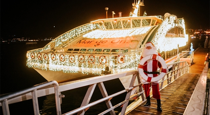 O Barco do Nadal de Vigo (Pontevedra) | Foto: Naviera Mar de Ons
