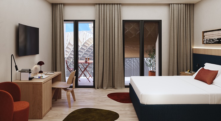 Habitación del futuro Ocean Drive Sevilla | Foto: OD Hotels