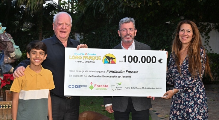 Loro Parque contribuirá a la regeneración de los montes de Tenerife