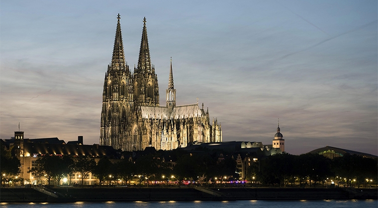 La catedral de Colonia (Alemania) vista en un atardecer | Foto: Kölner Dom