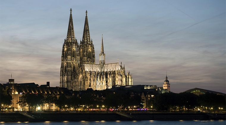 La catedral de Colonia (Alemania) vista en un atardecer | Foto: Kölner Dom La catedral de Colonia (Alemania) vista en un atardecer | Foto: Kölner Dom