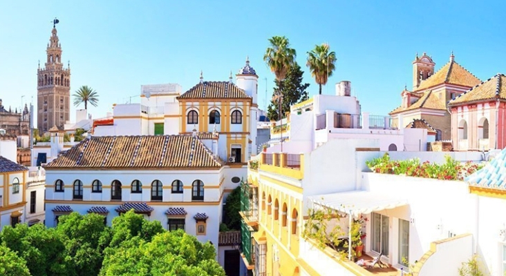 Vista del barrio de Santa Cruz, en el casco antiguo de Sevilla | Foto: Visit Sevilla