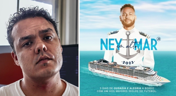 Muere un youtuber que saltó al mar durante el crucero de Neymar en el MSC Preziosa