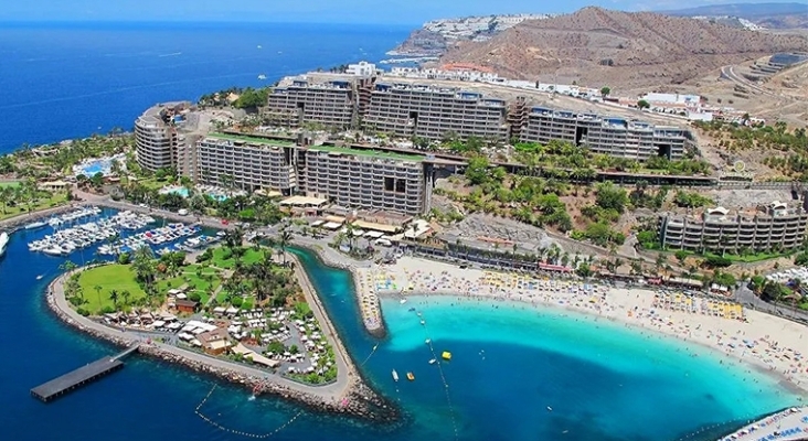 Vista aérea de Anfi del Mar | Foto: Villa Gran Canaria
