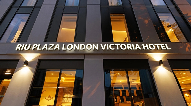 Fachada del hotel Riu Plaza London Victoria, abierto en Londres en 2023 | Foto: RIU