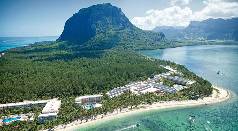 Complejo en desarrollo de hoteles de RIU en Mauricio, Riu Turquoise y Riu Palace Mauricio, que abrirán en mayo de 2024 | Foto: RIU