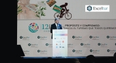 El presidente de la Organización Mundial del Turismo (UNWTO), Zurab Pololikashvili, en el 12º Foro de Liderazgo Turístico de Exceltur, celebrado en IFEMA (Madrid) en la víspera de FITUR 2024 | Foto: Medya Audiovisual