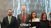 En el centro de la imagen, los reyes de España, Felipe VI y Letizia, en la inauguración de FITUR 2024 en IFEMA (Madrid) | Foto: Medya Audiovisual
