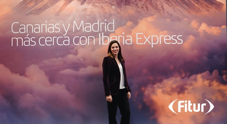 Isabel Rodríguez, directora Comercial de Iberia Express en FITUR 2024 | Foto: Medya Audiovisual