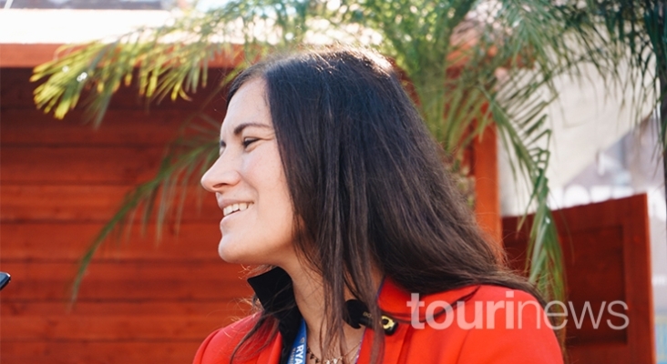Elena Cabrera durante la entrevista con Tourinews en FITUR 2024 | Foto: Mey Montero