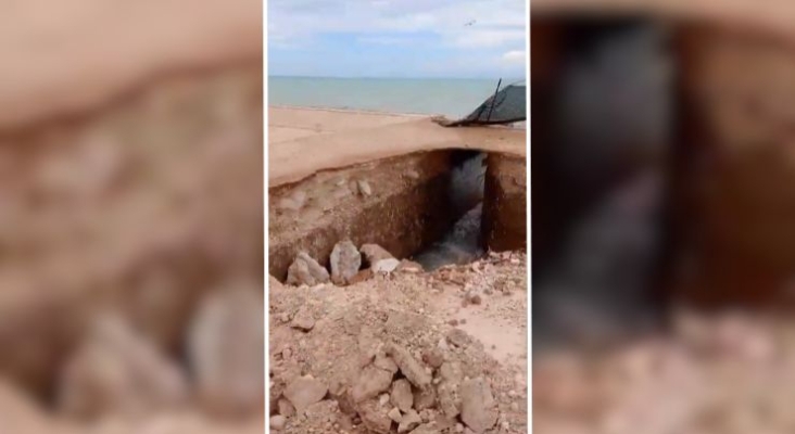 Un mes después de su precipitada inauguración, Port Cabo Rojo sufre un derrumbe