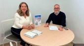 Marlene Figueroa, consejera de Turismo de Fuerteventura, e Ignacio Moll, editor de Tourinews