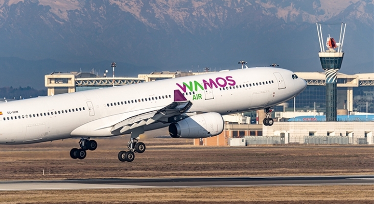 Avión de Wamos Air en pleno despegue | Foto: Wamos
