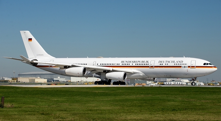 Airbus A340 300 'Konrad Adenauer', propiedad del Gobierno de Alemania | Foto: BriYYZ (CC BY SA 2.0)