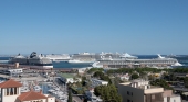 A diferencia de las patronales, los pequeños comercios de Palma no quieren más cruceros | Foto: Ports de Balears