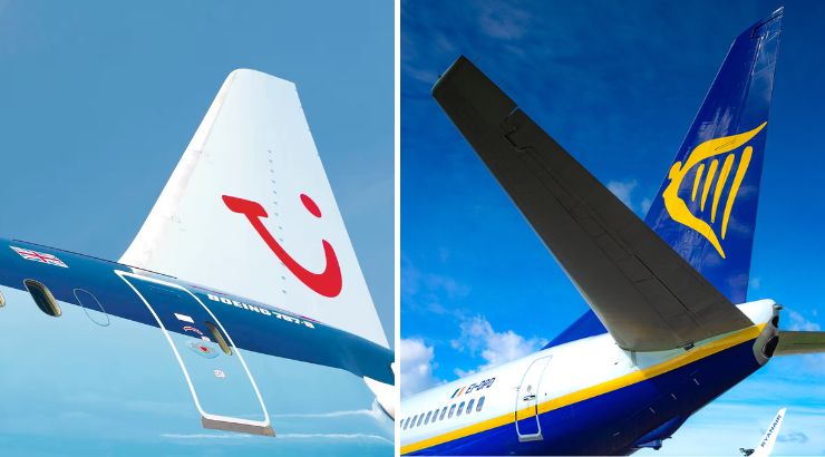 Acuerdo histórico: TUI Group comercializará los vuelos de Ryanair y los combinará con toda su oferta de viajes