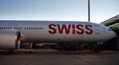 Un avión de la aerolínea suiza Swiss | Foto: Swiss International Air Lines