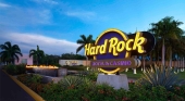 Cartel de Hard Rock en un complejo de Punta Cana (República Dominicana)