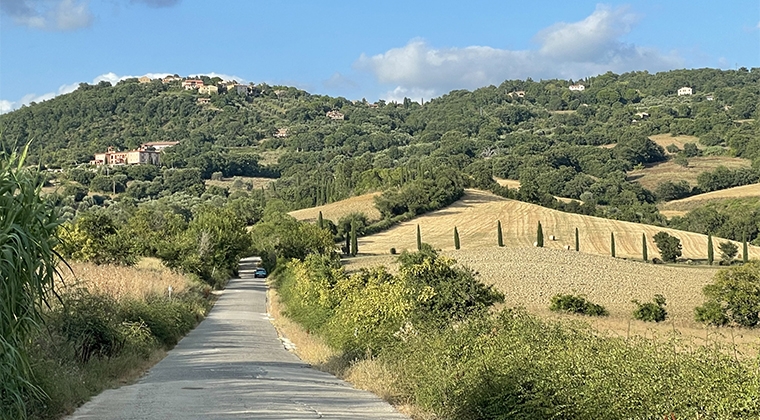 Tramo del 'Muro de Pantani' entre Saturnia y Poggio Murella | Foto: Tourinews
