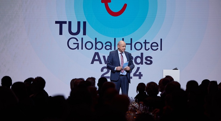 Sebastian Ebel, CEO de TUI, durante la entrega de los TUI Global Hotel Awards. Foto TUI