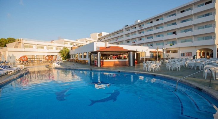 Hotel Presidente, en la cala de Portinax, Ibiza