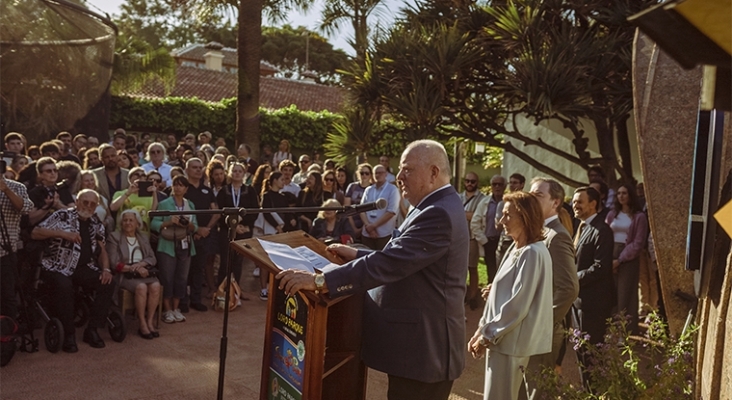 Wolfgang Kiessling da su discurso de apertura | Foto: Loro Parque