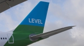 Cola de un avión de la aerolínea | Foto: Level